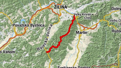 Nezbudská Lúčka - Veľká lúka - Kľak - Fačkov