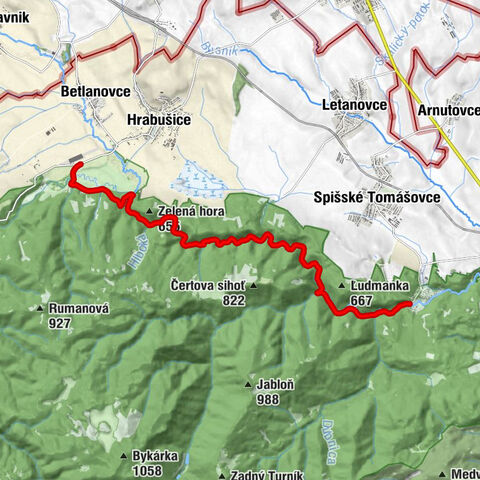 Poniklec - Reštaurácia Rumanka - Ranč Podlesok - Letanovce