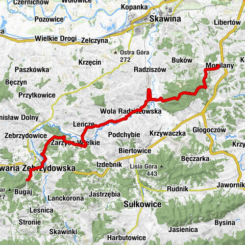 Zagrody - Kościół pw. Świętego Bartłomieja Apostoła - Kościół pw. Wniebowzięcia Najświętszej Maryi Panny (stary) w Woli Radziszowskiej - Klasztor