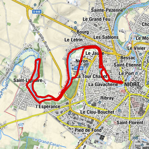 Niort - La Belle Etoile - La Roussille - Église Sainte-Marie-Madeleine