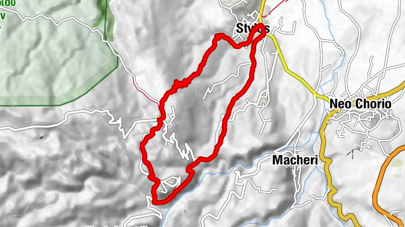 Στύλος - Σαμωνάς - Χιλιομουδού