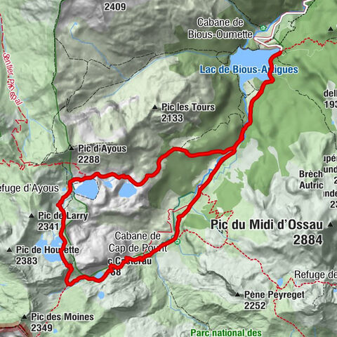 Laruns - Hounrède - Refuge d'Ayous