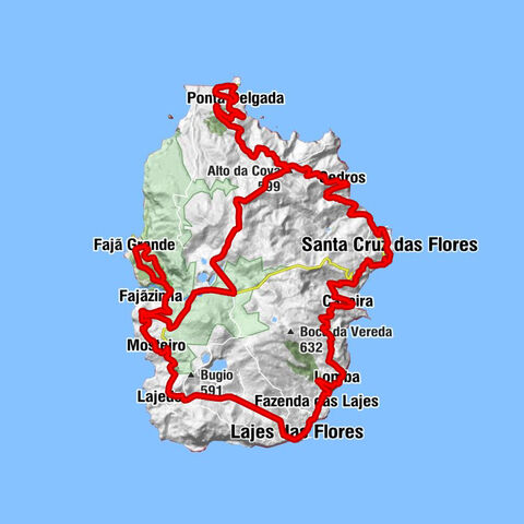 Lajes das Flores - Base E - Fajãzinha - Alto da Cova