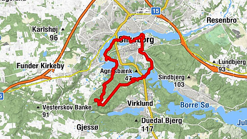 Silkeborg - Arnakkekilden - Kroghs Bænk - Indelukket