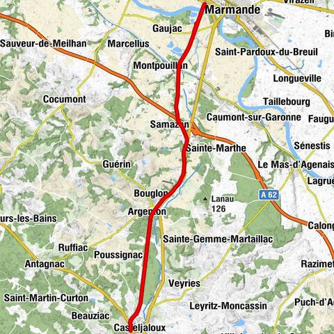 Marmande - Sauteyron - Cantet - Gargory