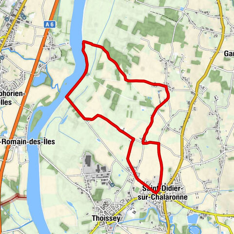 Saint-Didier-sur-Chalaronne - Les Huguets - Merèges - La Platte