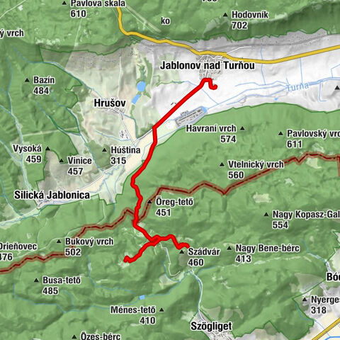 Jablonov nad Turňou - Derenki kápolna - Derenk