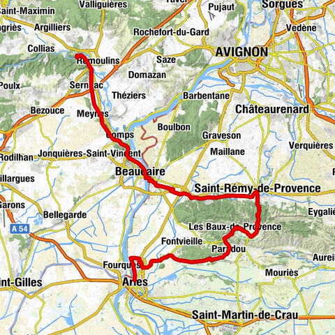 Abri préhistorique de la Salpêtrière - Chapelle Notre-Dame-de-Pitié - Col de la Vayède - Arles