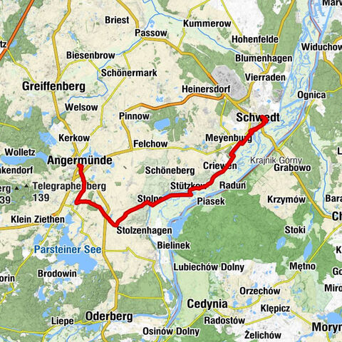 Schwedt - Zum Winkel - Dorfkirche - Angermünde