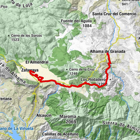 Alhama de Granada - Ermita de los Ángeles - Puerto de Zafarraya - Zafarraya