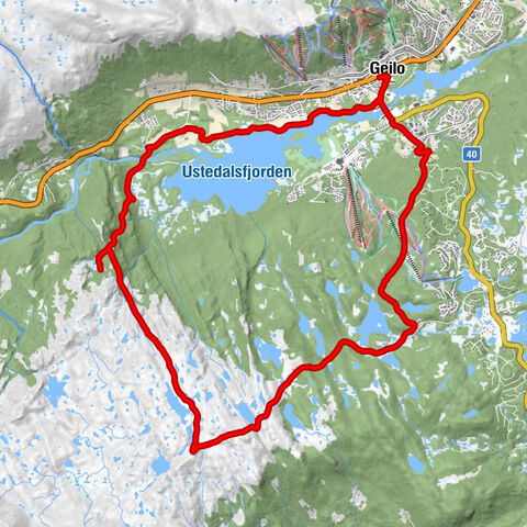 Geilo - Birgithovda - Høgehaug - Verpesgjerda