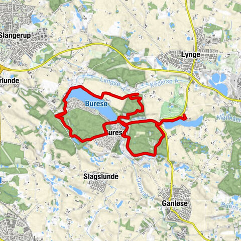 Bastrup - Buresø - Mørdrup