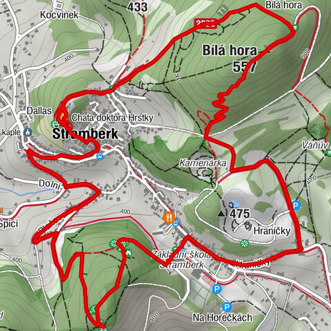 Chata doktora Hrstky - Bílá hora - Valašský betlém - Štramberk
