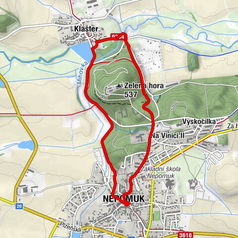 Restaurace "Pod Pyramidou" - Nepomuk - sv. Vojtěch - Klášter