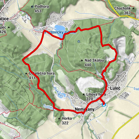 Luleč - Pohoda - Panelka - Pístovický mlýn