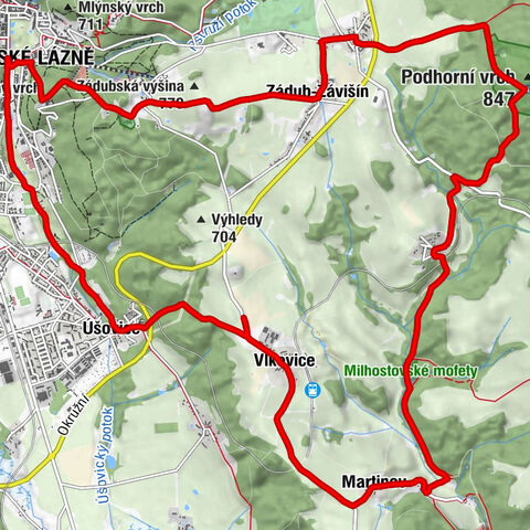 Mariánské Lázně - U Pejska a Kocicky - Podhorní vrch - svatý Antonín