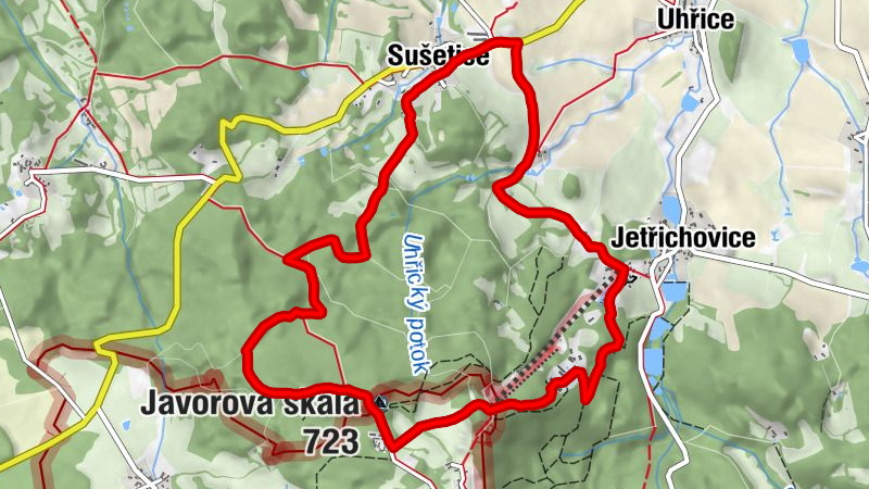 Restaurace M2 - Jetřichovice - Monínec - Javorová skála