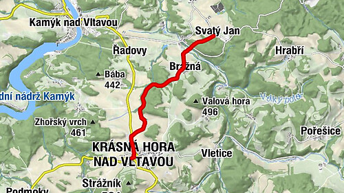 U Bláhů - Na Sále - Krásná Hora nad Vltavou - Bražná