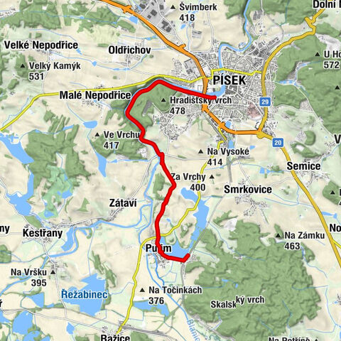 Putim - Kostel svatého Vavřince - Mezi Vrchy 397 - U Smetáka