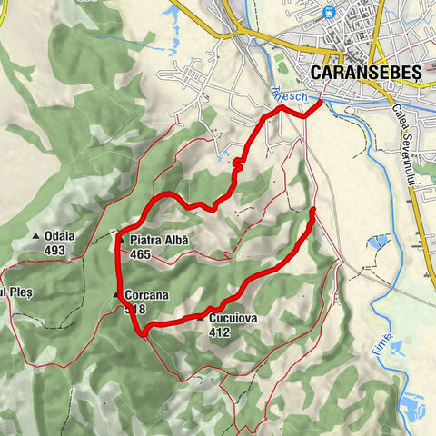 Izvorul "Crucea Verde" - Corcana - Piatra Albă - Caransebeș