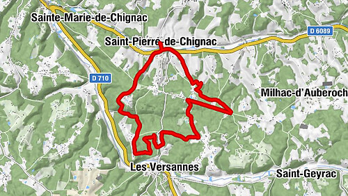 Le Saint-Pierre - Les Guichoux - Puy d'Andrimond - Saint-Pierre-de-Chignac