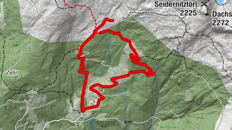 Zum Knappensee auf der Leppner Alm