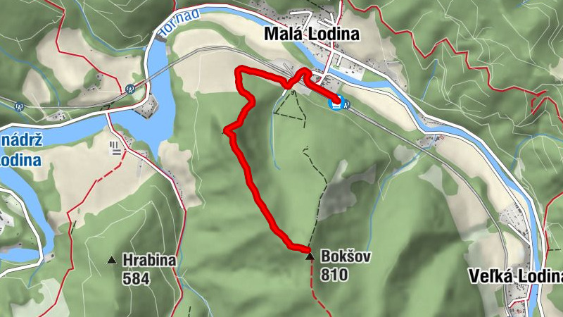 Malá Lodina - Kostol sv. Štefana Uhorského - Bokšov