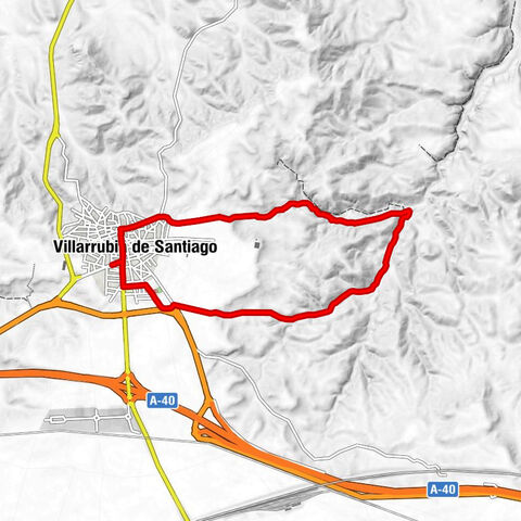 Villarrubia de Santiago - Cuesta del Piojo - Fuente Nueva