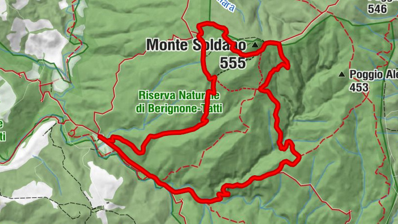 Il Capannone - Le Venelle - Monte Soldano - Castello dei Vescovi