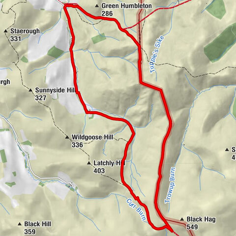 Kilham - Burnhead - Halterburn - Scottish Borders