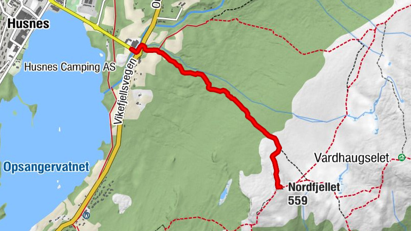 Kvinnherad - Hjorteberg - Nordfjellet