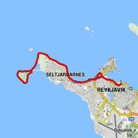 Reykjavík - Grandar - Seltjarnarnes