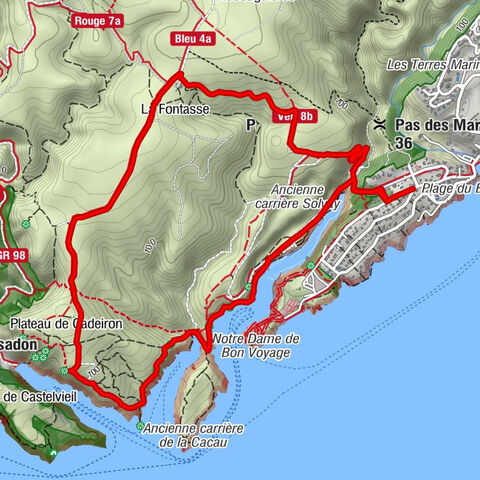 Cassis - Gouffres Martel - Exsurgence de Port-Miou