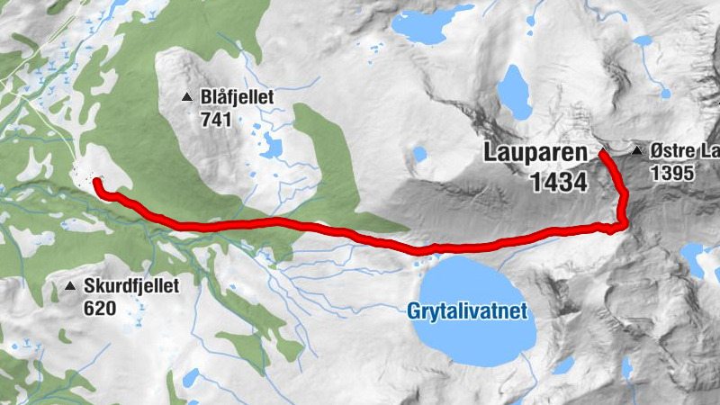 Grytalisætra - Lauparen
