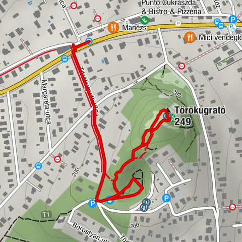 Csikidűlő - Budaörs - Törökugrató - Hegyvidékek