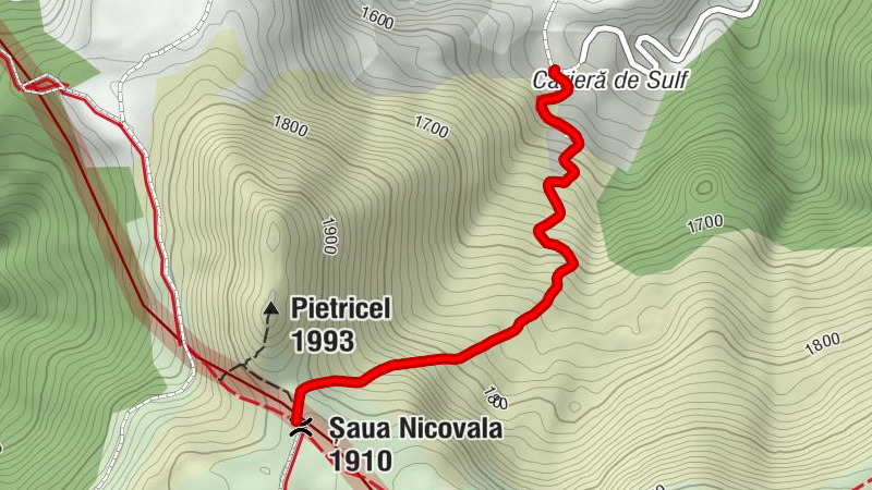 Lunca Bradului - Șaua Nicovala