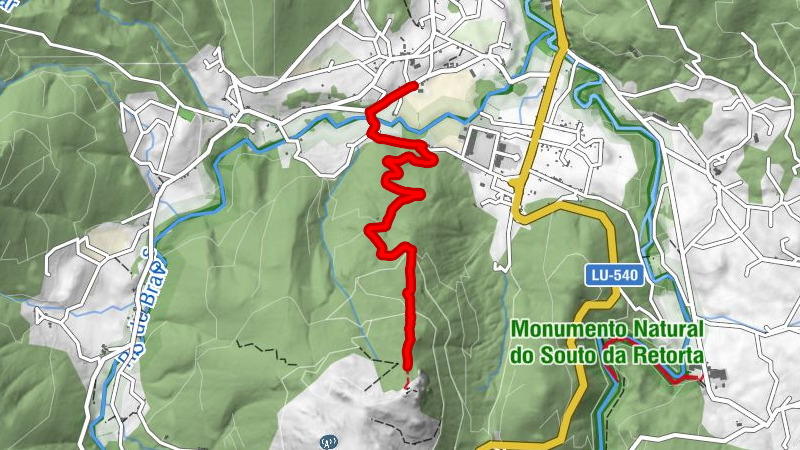 A Viña - A Trabe de Arriba - A Trabe - A Igrexa