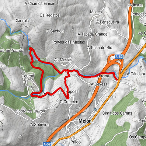 Pozas de Melón - Fervenza das Mestas - As Mestas - Fervenzas do Tourón
