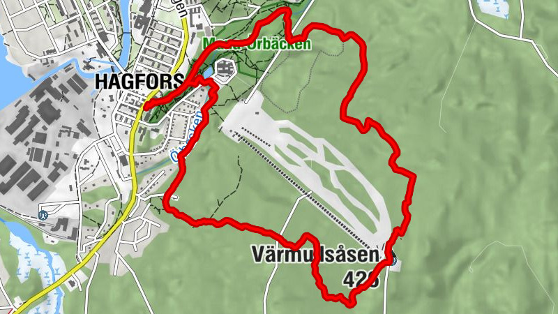 Hagfors - Värmullsåsen - Björnängen