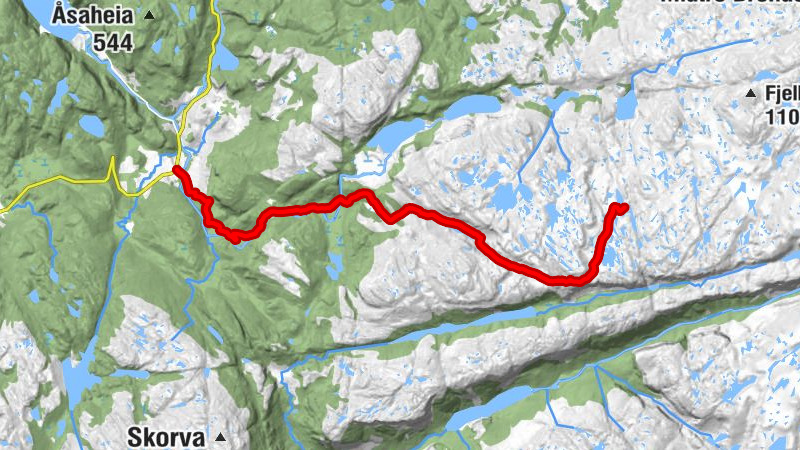 Meland - Kleivaland - Lølimyra - Melands Grønahei
