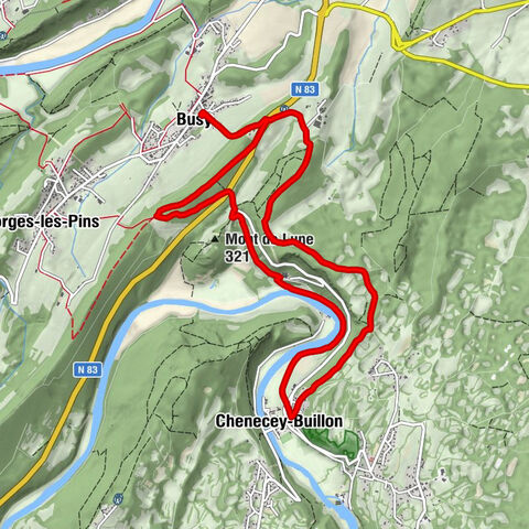 Busy - Chenecey-Buillon - Le Gremeci - Champ De La Lave