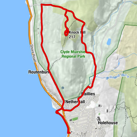 Largs - Netherhall - Raillies - Knock Hill
