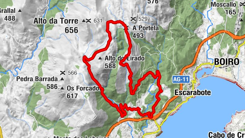A Conga - Pedra do Caperucho - Monte das Estivadas - A Casa de Xan Benito