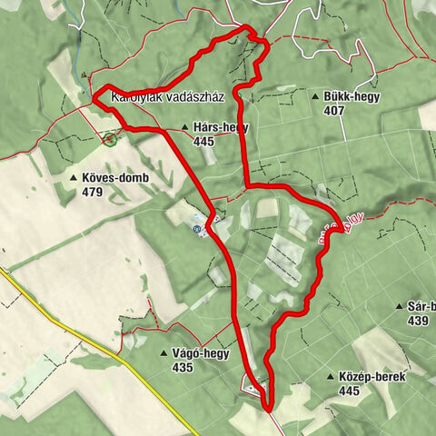 Királyszállás - Kis csigaház-barlang - Nagy Csigaház-barlang - Mátyás-király-barlang