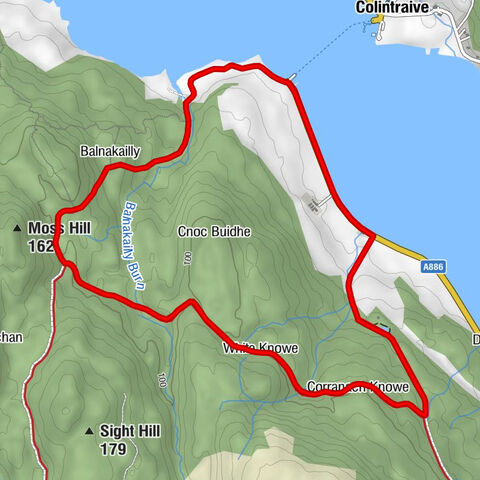 Argyll and Bute - White Knowe - Balnakailly - Rhubodach