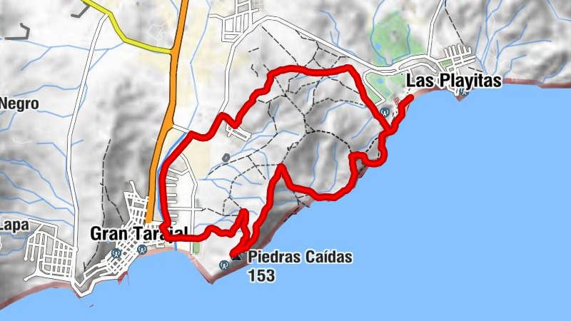 Tuineje - Piedras Caídas - Altavista - Gran Tarajal