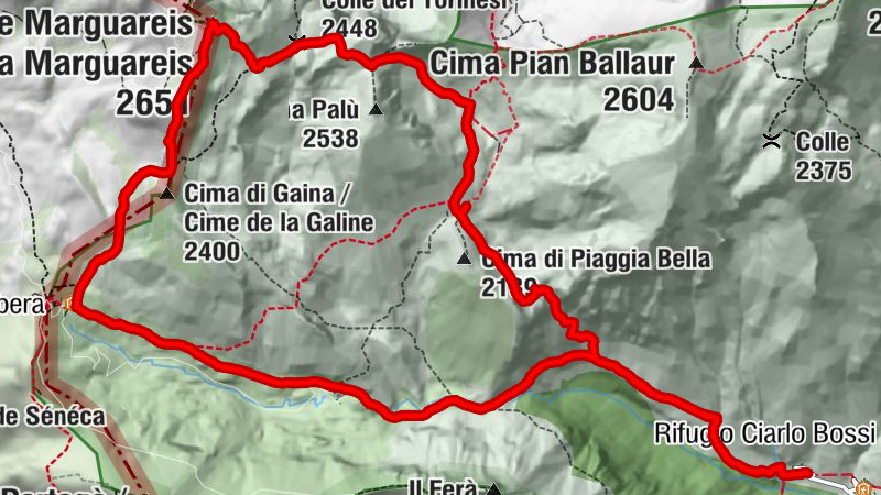 Carnino Superiore - Rifugio Don Barbera - Pointe Marguareis / Cima Marguareis - Cima Bozano