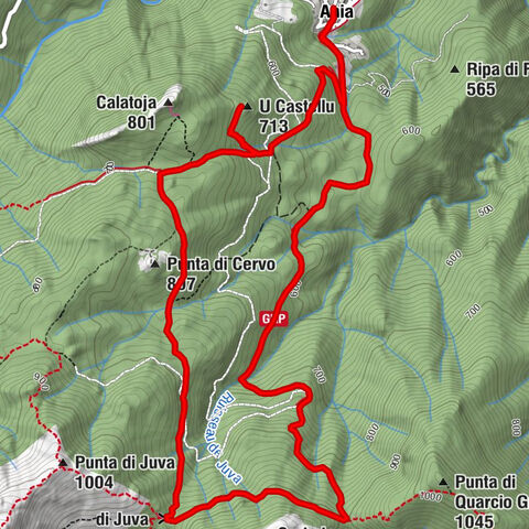 Ania - U Castellu - Bocca di Juva - Bocca di Minagoli