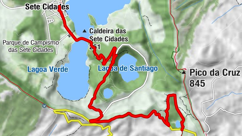 Sete Cidades - Miradouro da Lagoa de Santiago