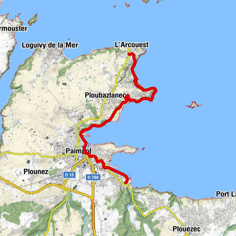 Paimpol - La Cabane - Chapelle de la Trinité - L'Arcouest